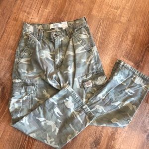 Levi Cargo camo workwear pants.